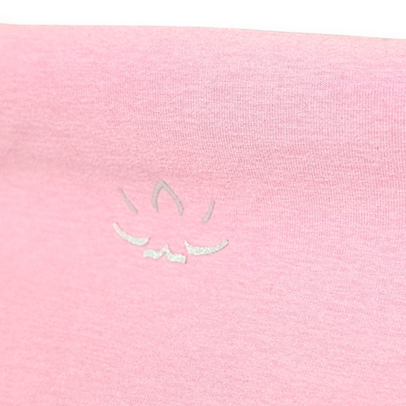 Beyond Yoga Spacedye Foldover Bootcut Pant in baby pink haze heather W's M NWT - Picture 11 of 12